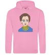 Мужская толстовка (худи) Леся Українка Розовый фото