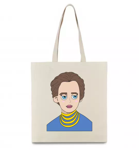 Эко-сумка Леся Українка Бежевый фото