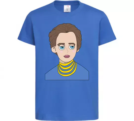 Дитяча футболка Леся Українка Яскраво-синій фото