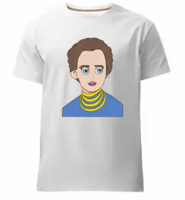 Чоловіча преміум футболка Модний Бандера Білий фото