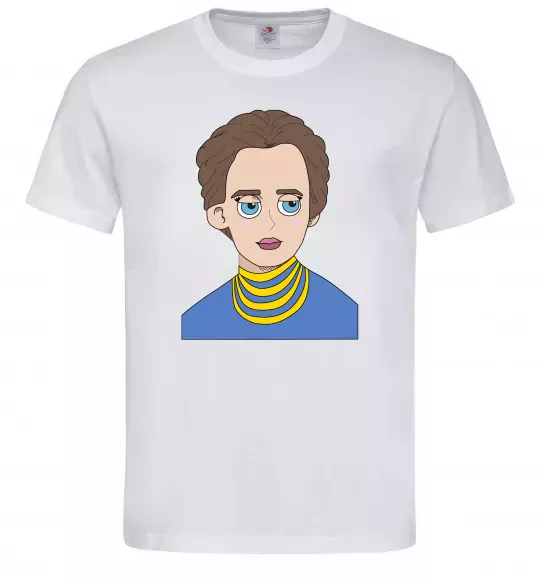 Чоловіча футболка Леся Українка Білий фото