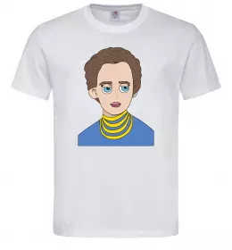 Мужская футболка Леся Українка Белый фото