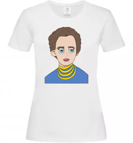 Женская футболка Леся Українка Белый фото