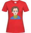 Женская футболка Леся Українка Красный фото