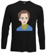 Лонгслив Леся Українка Черный фото