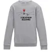 Детский Свитшот Я заслуговую на вінішко Серый меланж фото