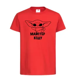 Дитяча футболка Майстер Коду Червоний фото