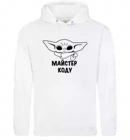 Мужская толстовка (худи) Майстер Коду Белый фото
