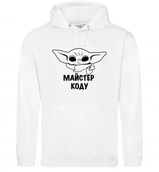 Женская толстовка (худи) Майстер Коду Белый фото
