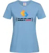 Жіноча футболка Для мене існує дві мови: УКРАЇНСЬКА ТА JAVASCRIPT Блакитний фото