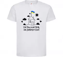 Детская футболка Україна карта Черный фото Детская футболка Україна карта Черный фото