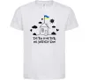 Дитяча футболка Де би я не був, не забуду дім Білий Дитяча футболка Де би я не був, не забуду дім Білий фото