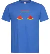 Чоловіча футболка Херсонські кавунчики Яскраво-синій фото