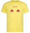 Чоловіча футболка Херсонські кавунчики Лимонний фото
