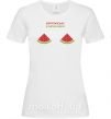 Жіноча футболка Херсонські кавунчики Білий фото