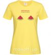 Жіноча футболка Херсонські кавунчики Лимонний фото