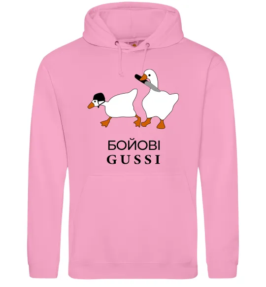 Мужская толстовка (худи) Бойові GUSSI Розовый фото