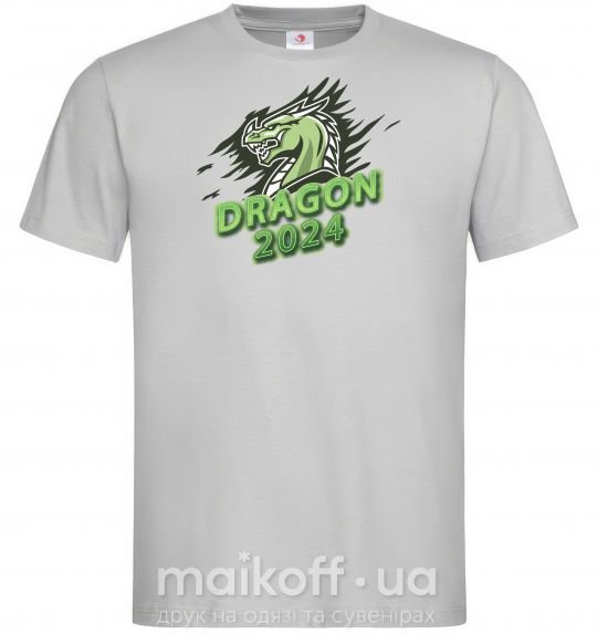 Чоловіча футболка DRAGON 2024 Сірий фото