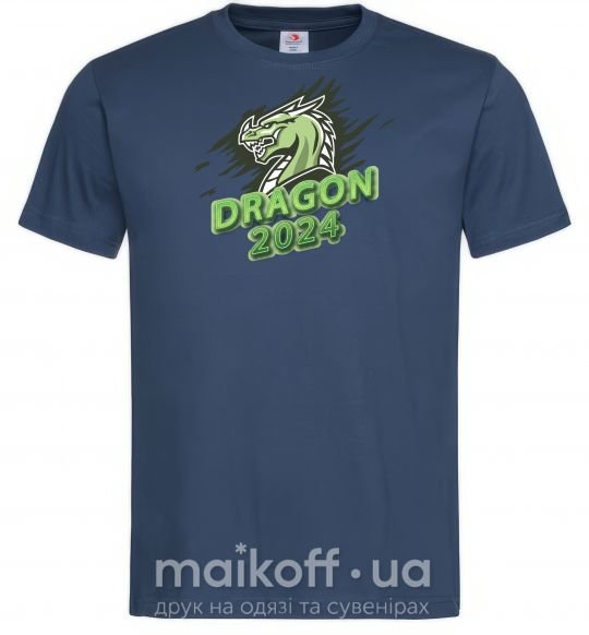 Мужская футболка DRAGON 2024 Темно-синий фото