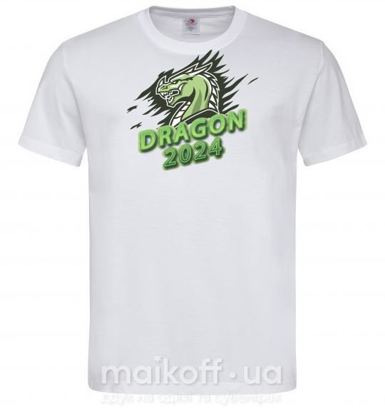 Чоловіча футболка DRAGON 2024 Білий фото