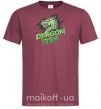 Мужская футболка DRAGON 2024 Бордовый фото