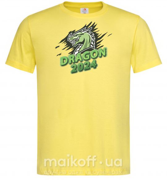 Мужская футболка DRAGON 2024 Лимонный фото