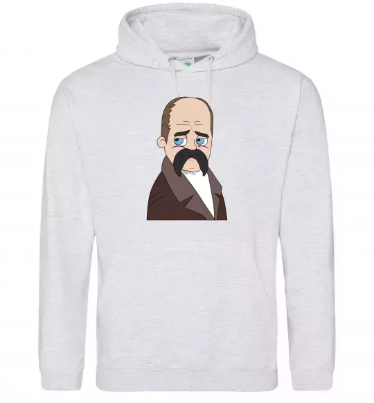 Жіноча толстовка (худі) Тарас Шевченко Сірий меланж фото