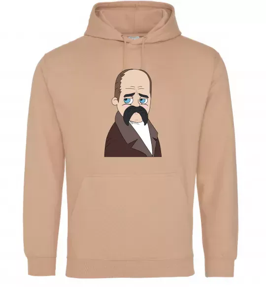 Жіноча толстовка (худі) Тарас Шевченко Пісочний фото