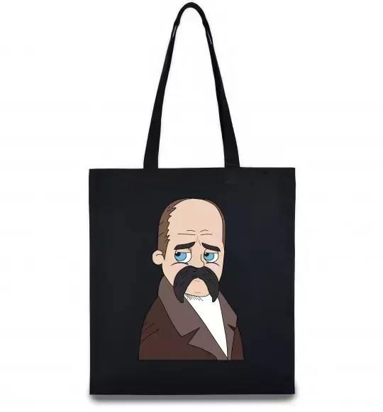 Эко-сумка Тарас Шевченко Черный фото
