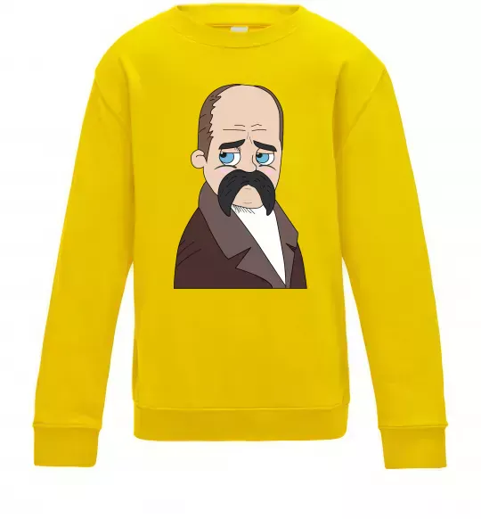 Дитячий світшот Тарас Шевченко Сонячно жовтий фото