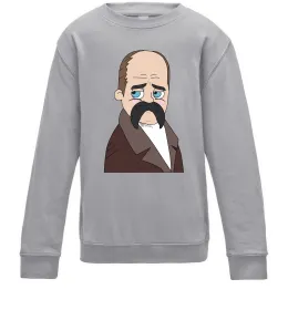 Дитячий світшот Тарас Шевченко Сірий меланж фото