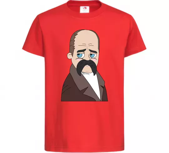 Дитяча футболка Тарас Шевченко Червоний фото