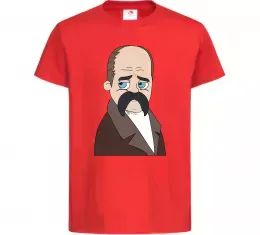 Дитяча футболка Тарас Шевченко Червоний фото