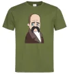 Чоловіча футболка Тарас Шевченко Оливковий фото