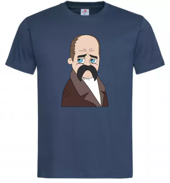 Чоловіча футболка Тарас Шевченко Темно-синій фото