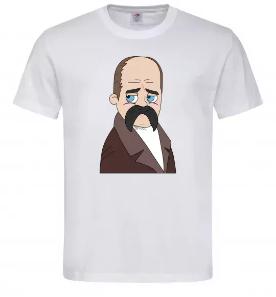 Чоловіча футболка Тарас Шевченко Білий фото