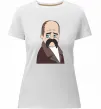 Жіноча преміум футболка Тарас Шевченко Білий фото