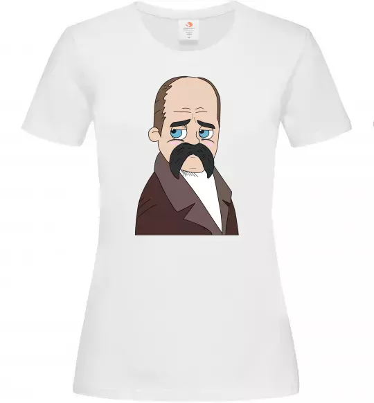 Женская футболка Тарас Шевченко Белый фото