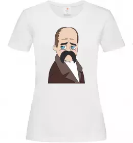 Жіноча футболка Тарас Шевченко Білий фото