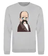 Свитшот Тарас Шевченко Серый меланж фото