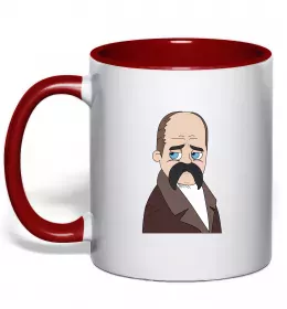 Чашка с цветной ручкой