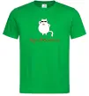 Мужская футболка Ходи обійматись_Кіт Зеленый фото