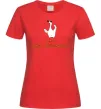Жіноча футболка Ходи обійму Гусь Червоний фото