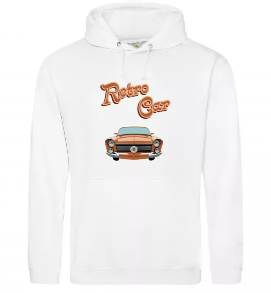 Жіноча толстовка (худі) Retro Car Білий фото