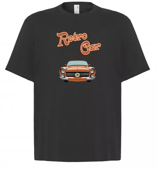 Футболка Оверсайз Retro Car Черный фото