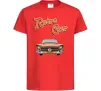 Детская футболка Retro Car Красный фото