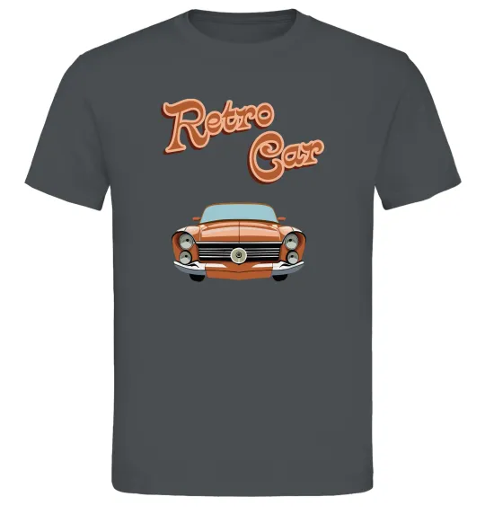 Мужская футболка Retro Car Графит фото