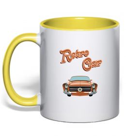 Чашка з кольоровою ручкою Retro Car Чашка з кольоровою ручкою Retro Car