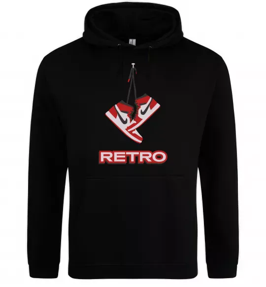 Жіноча толстовка (худі) RETRO Чорний фото