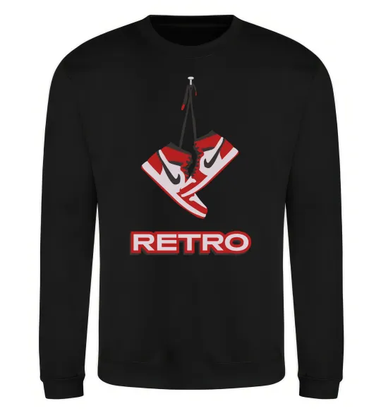 Свитшот RETRO Черный фото